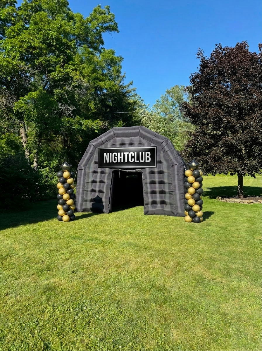 PopHaus inflatable nightclub set up as Club Judith